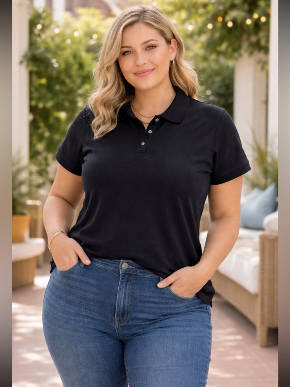 NWT Aeropostale polo black.  Women’s size XXL. Perfect for layering. Super soft